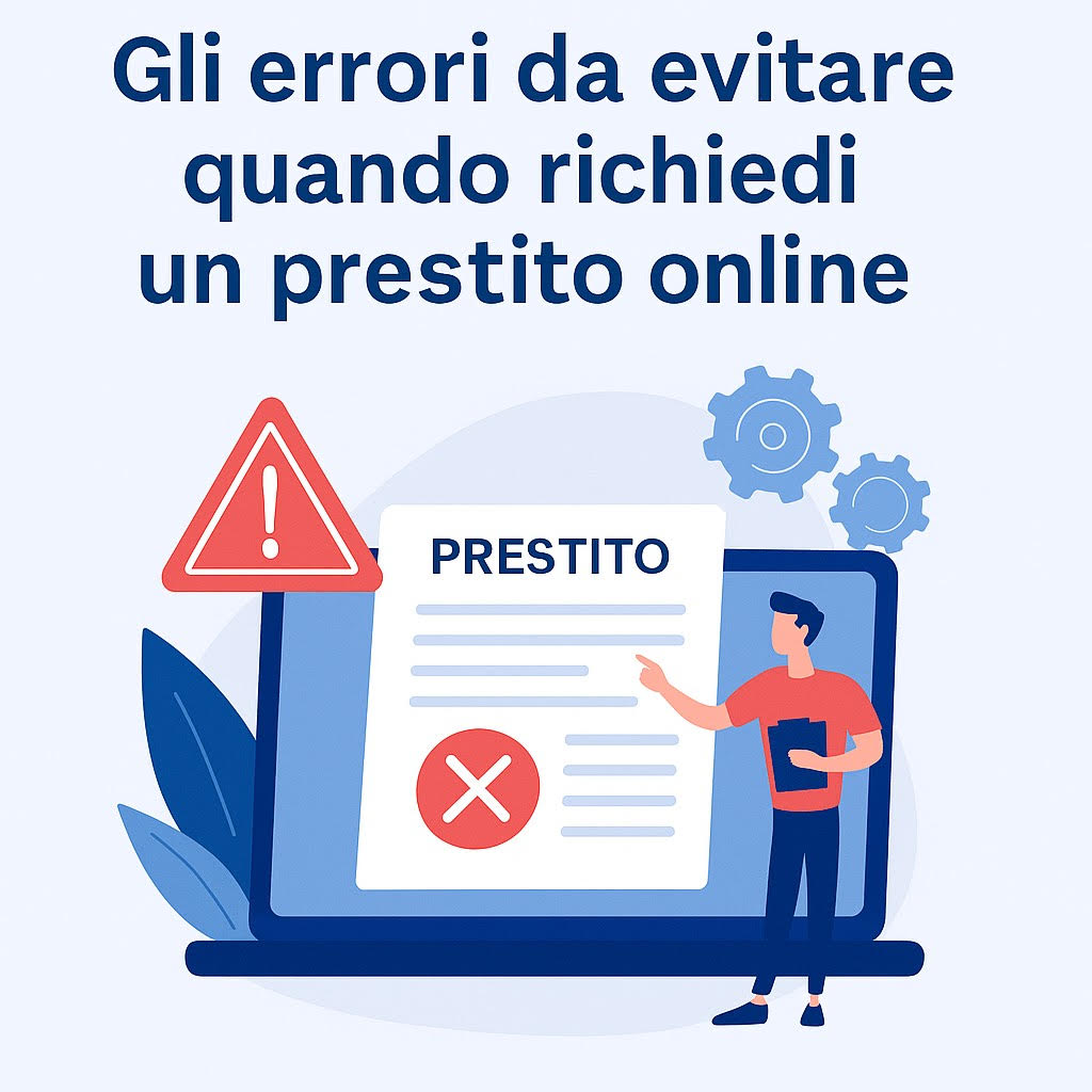 Gli errori da evitare quando richiedi un prestito online