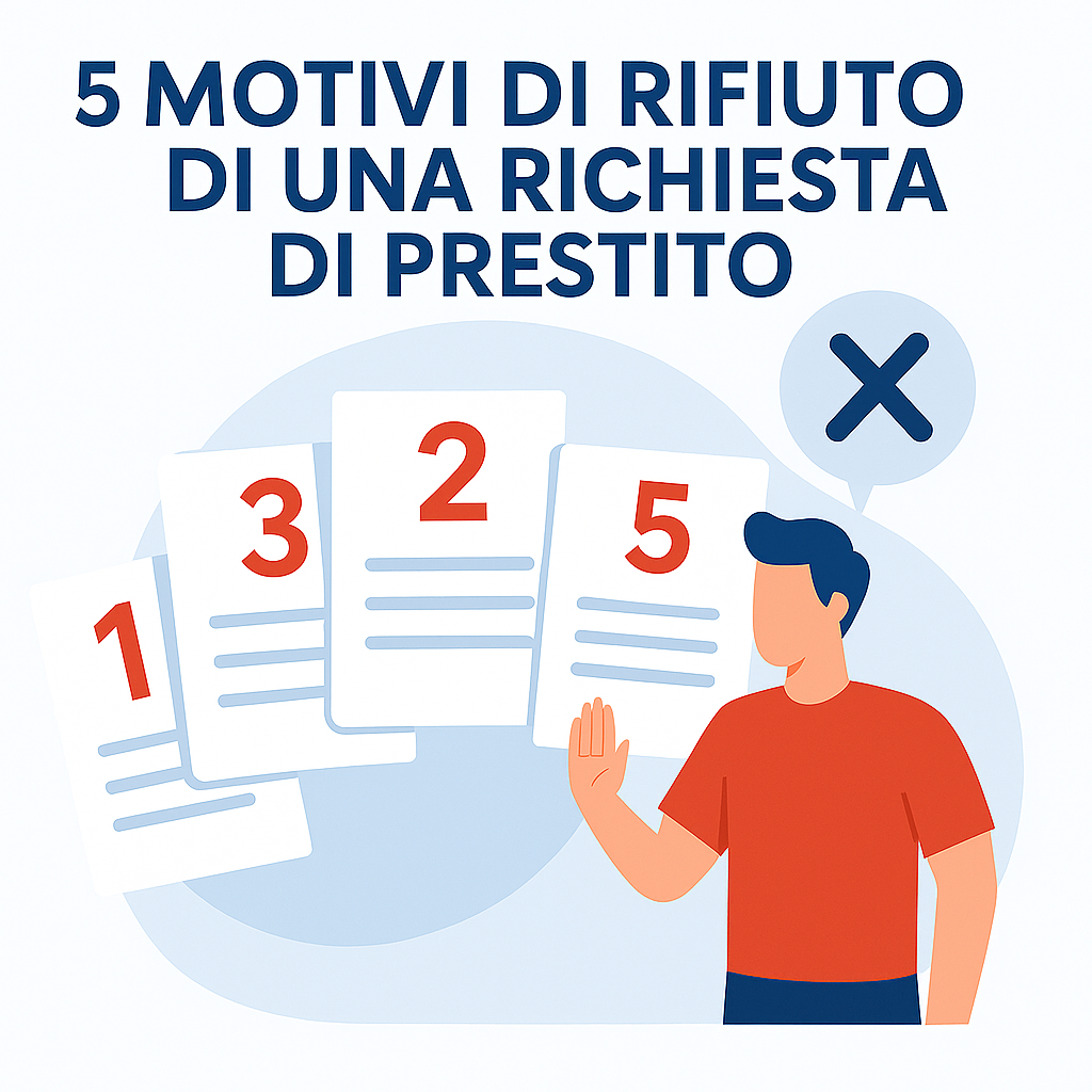 Cosa fare in caso di rifiuto di una richiesta di prestito?